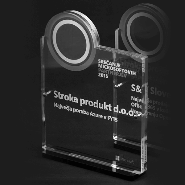 Microsoftova nagrada za izjemne dosežke v preteklem poslovnem letu, 2015