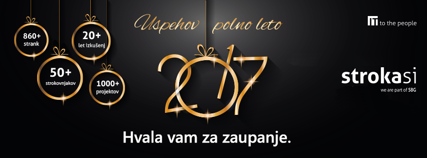 [USPEHOV POLNO LETO 2017] Hvala vam za zaupanje in uspešno sodelovanje 