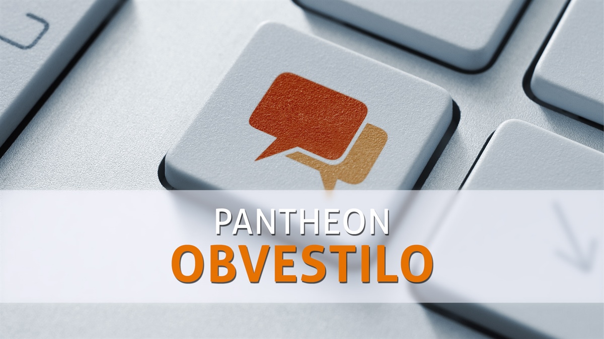 Pomembno obvestilo za uporabnike programa Pantheon