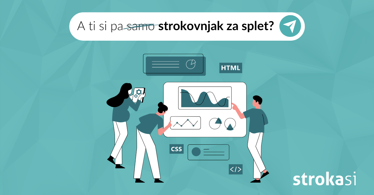 A ti si pa samo strokovnjak za splet?