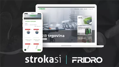 Prenovljeni B2B portal Fridro, ki že navdušuje uporabnike