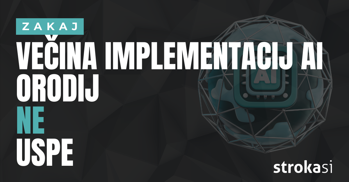 Zakaj 95% projektov z umetno inteligenco propade: MIT razkriva "GenAI razcep"