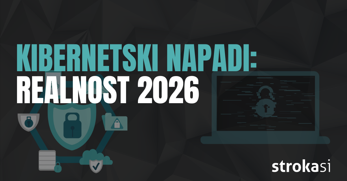 Kibernetski napadi na slovenska podjetja: realnost leta 2026