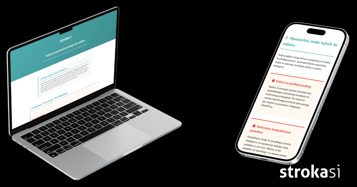 Priročnik: Kako prepoznati prave AI rešitve?