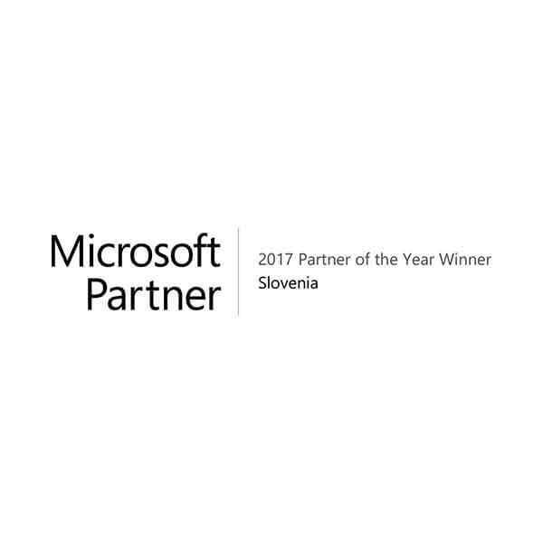Microsoftov partner leta 2017 za Slovenijo